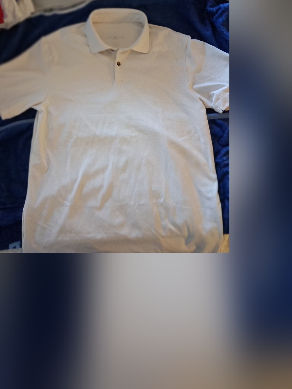 Jordan Sport Men's White Golf Polo Shirt
